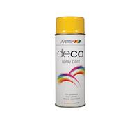 Bombe peinture jaune soleil brillant Motip 400ml