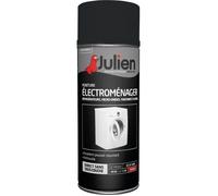 Bombe peinture - JULIEN - 400 mL - Noir brillant - Glycérophtalique - Anti-rouille