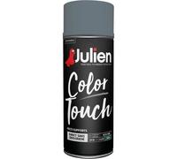 Julien Peinture Aérosol Intérieure et Extérieure Color Touch en Phase Aqueuse - Anthracite Satin - 400ml