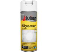 Bombe peinture - JULIEN - Masque taches - 400 mL - Blanc mat - Multi-supports