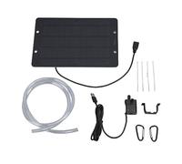 Bombe solaire fontaine 6V 10W USB, pompe à eau 240L/h pour bain d'oiseaux jardin et bassin - haute efficacité solaire, angle réglable, écologique et sans batterie