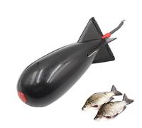 Bombe Spod De Pêche, Spomb Peche Carpe, Mangeoire De Pêche En Cage À Carpe,Conteneur D'appât Flottant Pour Carpe, Lanceur De Flotteur De Cage D'appât De Pêche Pour Leurres De Natation Swimbait