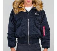 Alpha Industries 45/P Hooded Custom Vestes Bombers pour homme Taille M - Bleu