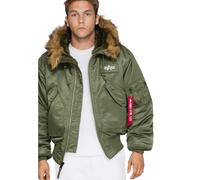 Alpha Industries 45/P Hooded Vestes Bombers pour homme Taille S - Vert olive