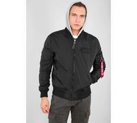 Bomber Ã capuche Alpha Industries MA-1 TT Noir L
