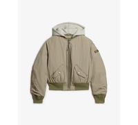 Superdry Hooded Ma1 Bomber Jacket Vert M Femme