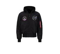 Bomber à capuche obscure Alpha Industries MA-1 VF Noir S