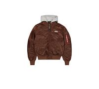 Bomber à capuche zippé Alpha Industries MA-1 Marron M