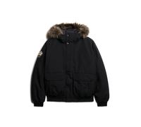 Superdry Blouson bomber Everest - fausse fourrure - Noir S Homme