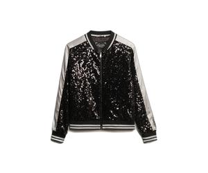 Bomber Ã sÃ©quins femme Superdry Suikajan Noir M