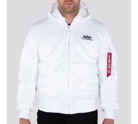 Alpha Industries Blouson bomber MA-1 ZH imprimé au dos Blanc M