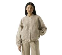 Bomber avec impression brodÃ©e femme Garcia Blanc 2XL