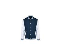 Build Your Brand Veste pour homme BB004-basic bleu marine/blanc 5XL