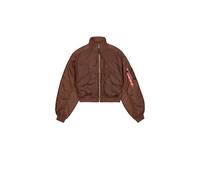 Bomber crop femme Alpha Industries MA-1 Marron M