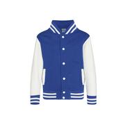Bomber enfant Just Hoods Baseball Bleu 5/6 ans