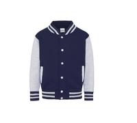 Bomber enfant Just Hoods Baseball Bleu 5/6 ans