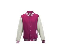 Bomber enfant Just Hoods Baseball Rose 9/11 ans