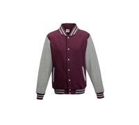 Bomber enfant Just Hoods Baseball Violet 9/11 ans