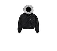 Alpha Industries N-2B Cropped Bomber Veste pour femme Black L