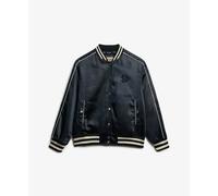 Superdry Varsity Satin Bomber Jacket Bleu,Gris 2XS Femme