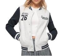 Bomber Gris Femme Superdry College Scripted XL