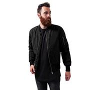 Urban Classics Homme Bicolore Contrastée Veste Bomber, Noir (Blk/Blk 00017), 5XL Grande Taille EU