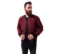 Urban Classics Homme 2-tone Jacket Veste Bomber, Burgundy/Black, 4XL EU