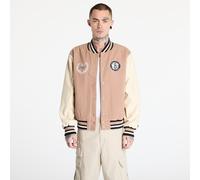 Bomber New Era Brooklyn Nets NBA Lifestyle Beige Varsity Jacket UNISEX Beige L