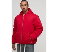 Bomber oversize à capuche en jersey homme - rouge - XL, rouge