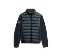 Superdry Storm Fleece Hybrid Bomber Jacket Bleu,Noir 3XL Homme