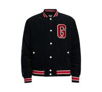 Bomber universitaire Gant Cord Varsity Noir M