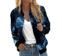 Bombers Femme Japonais Anorak Militaire Automne Grande Taille Aviateur Perfecto Longue Sans Capuche Veste Matelassée Mi-Saison Brillante Jacket Gilet Demi-Saison Satin Blouson Manteau Pilou Coupe-Vent