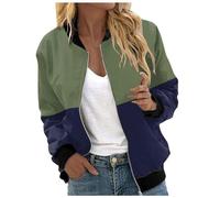 Bombers Femmes Veste Femme Mi Saison Veste Bleu Marine Légère Vêtements Ete Kaki Printemps Jacket Été Léopard Manteau Moto Vetement Chic Blouson Bureau Matelassée Oversize Fleurie Cuir Matelasse