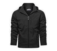 Bombers Homme Automne Vestes demi-saison Hiver Blousons de travail d'extérieur Manteaus en matelassée cuir col montant poches Manteau d'hiver décontracté pour randonnée extérieur