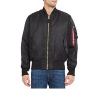 Bombers MA-1 Original Nylon pour homme - ALPHA INDUSTRIES - Noir - Coupe surdimensionné XS