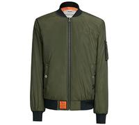 Bombers Original - Blouson - Col à fermeture éclair - Manches longues - Homme - Rouge (Burgundy) - Small (Taille fabricant: S)