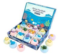 Bombes De Bain - 12 Pièces De Mousse Fine Colorée Et Rafraîchissant, Formule À Dissolution Rapide, Boule De Bainn, Fournitures De Bain | Boule De Douche Adaptée Pour Un Moment De Bainn Amusant