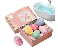 Bombes De Bain De Pâques Avec Surprise À L'intérieur, Avec Un Design Unique Et Amusant, 20,5 X 13,7 X 8,5 Cm, Coffret Cadeau Pour Bain Moussant Pétillant, Œufs Dinosaure Et Pétillantes Pour Le