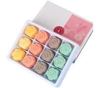 Bombes de bain de pieds 12 pièces/ensemble sels trempage naturels pour les pieds avec 4 arômes lavande, jasmin, rose et camomille pour les callosités des, les craquelures sèch.