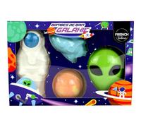 Bombes de Bain Galaxie Coffret 4 Bombes Effervescentes Parfumées Idée Cadeau Enfant French Tendance
