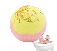 Bombes de bain pour | Boules de sel de bain hydratantes à fleurs séchées | Bain moussant au naturel pour Noël, cadeau de bain pour et femmes