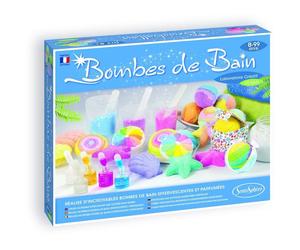 Bombes de Bain - SENTOSPHERE - Fabrique tes propres bombes ou galet effervescents - Différentes formes - Dès 8 ans