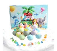 Bombes De Bain Spa Moussant - Dissolution Rapide Longue Durée, Ensemble De En Vrac De 24 Pièces, 60 G X 24 Unités + Coffret Cadeau 33 Cm X 19,5 Cm, Mélange D'huiles Essentielles Parfumées - Pour