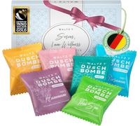 Bombes De Douche, 6 Pieces Avec 6 Parfums, Qualite D'europe, Pastilles D'huiles Essentielles Pour La Douche, Petit Cadeau Femmes, Set Bien-Etre Pour La Detente, Cadeau Fete Des Meres