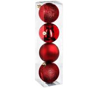 Bombes en différentes finitions, Ø 8 cm, 4 pièces.