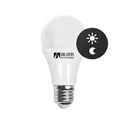 BOMBILLA LED ESTNDAR 10W CON SENSOR 3000K 600LM SILVER