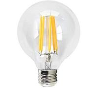 BOMBILLA LED FILAMENTO GLOBO 6W E27 5000K 670LM CRI>80 SILVER
