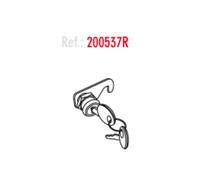 Shad Serrure Bombin de rechange pour coffre ATV 40/100, argent