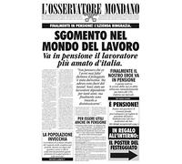 Bombo Carte de voeux journal retraité