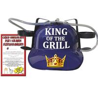 Bombo Casque porte-serviettes King of The Grill - Bleu